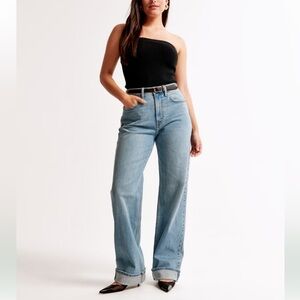 Abercrombie curve love high rise 90s relaxed Jean